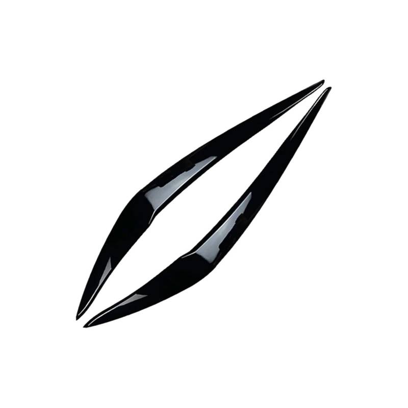 tuyda Frontscheinwerfer-Augenbrauen-Augenlidabdeckung, passend for 1er F20 spät 118i 120i 2015-2019 Scheinwerfer-Augenbrauenschutz(Gloss Black) von tuyda