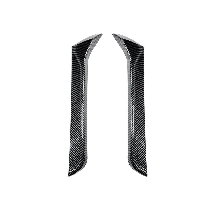 tuyda Heckscheiben-Seitenspoilerflügel, passend for Volkswagen, passend for T-Roc, 2017–2024, Karbonfaser-Look, glänzend schwarz, dekorative Heckscheibenverkleidung Spoiler-Seitenflügel-Abdeckungsverk von tuyda