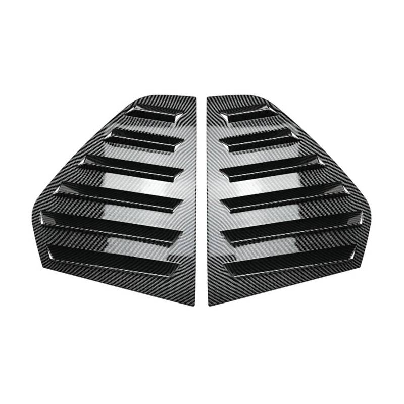 tuyda Heckscheibenabdeckung, passend for Volkswagen, passend for VW, passend for Golf 8 MK8 2020+, Fensterjalousie Dekorative Abdeckung für Heckscheibengrill(Carbon Fiber) von tuyda