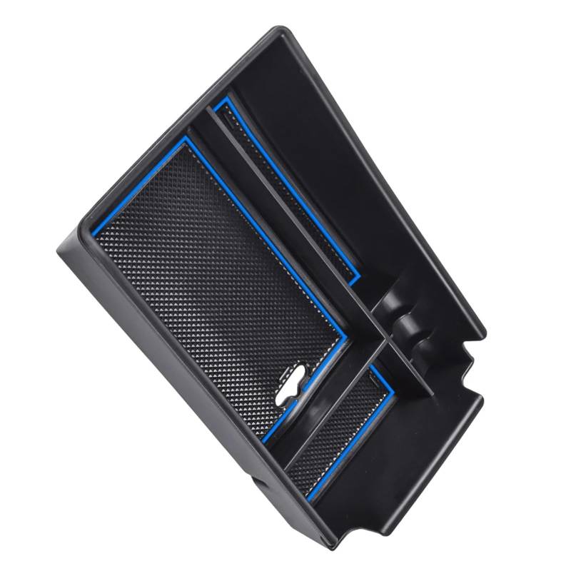 tuyda Mittelkonsolen-Organizer-Box, passend for Hyundai, Sonata 2020–2023, US-Modellauto, Mittelarmlehnen-Aufbewahrungsbox Ablagefach für die Armlehne des Fahrzeugs(Blue) von tuyda