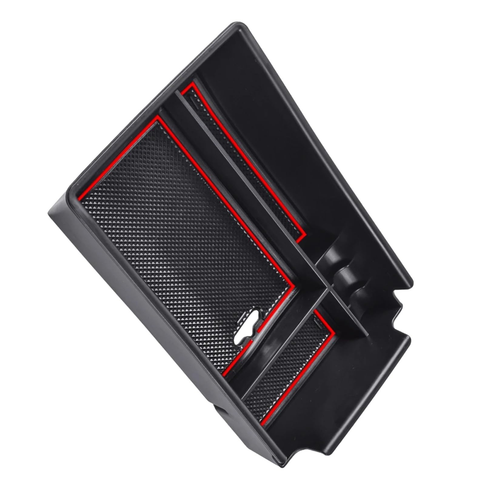 tuyda Mittelkonsolen-Organizer-Box, passend for Hyundai, Sonata 2020–2023, US-Modellauto, Mittelarmlehnen-Aufbewahrungsbox Ablagefach für die Armlehne des Fahrzeugs(Red) von tuyda