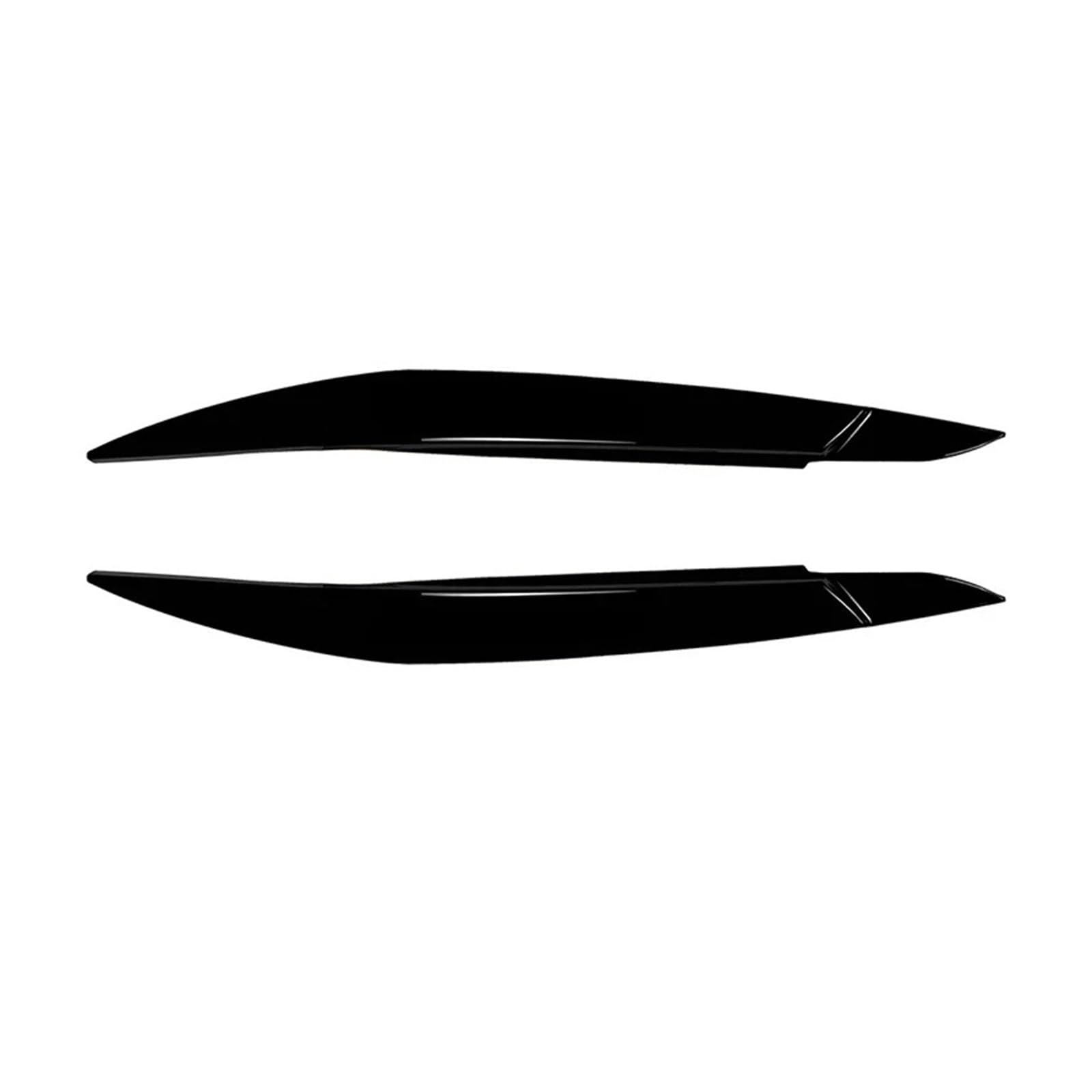 tuyda Scheinwerfer Augenbrauen Abdeckung Aufkleber Trim,Fit for X6 E71 2008-2014 Auto Scheinwerfer Augenlider Deckel Scheinwerfer-Augenbrauenschutz(Glossy Black) von tuyda