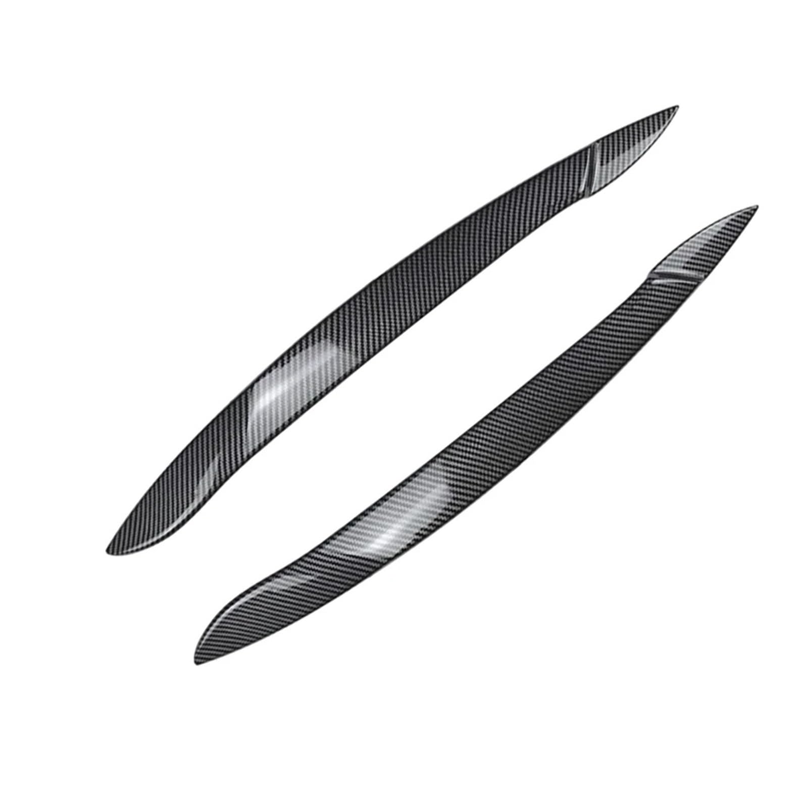 tuyda Scheinwerfer-Augenlid-Augenbrauenabdeckung, passend for X5 E70 2008–2013 Auto-Augenlider Scheinwerfer-Augenbrauenschutz(Carbon Fiber Style) von tuyda