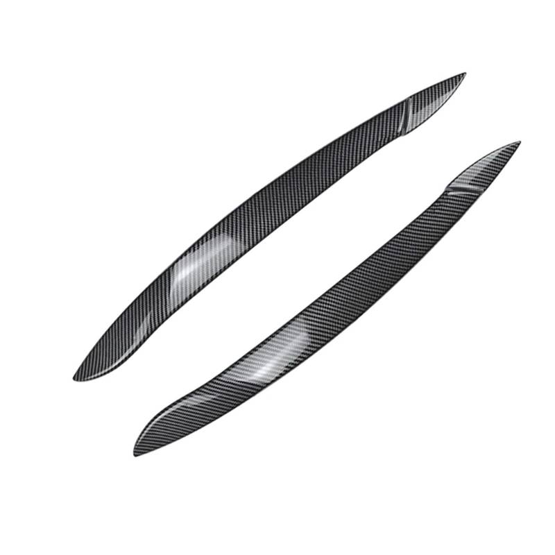 tuyda Scheinwerfer-Augenlid-Augenbrauenabdeckung, passend for X5 E70 2008–2013 Auto-Augenlider Scheinwerfer-Augenbrauenschutz(Carbon Fiber Style) von tuyda