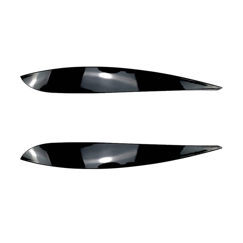 tuyda Scheinwerfer-Augenlid-Augenbrauendeckel-Abdeckung, passend for Volkswagen, passend for VW, passend for Polo MK4 9N 9N3 2005–2009, Aufkleber for die Frontscheinwerferbraue Scheinwerfer-Augenbraue von tuyda