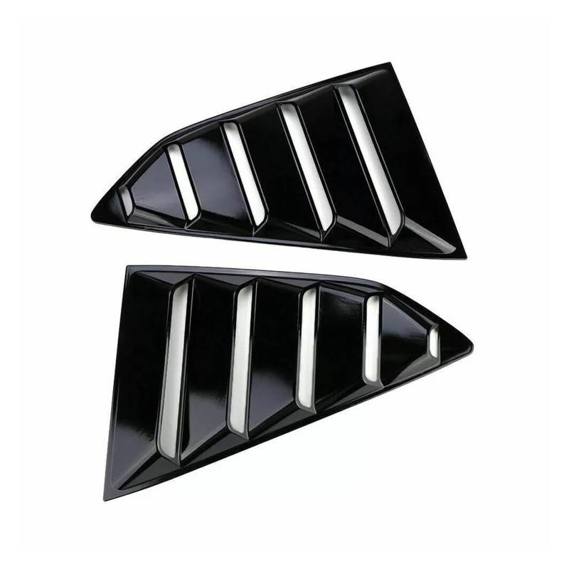 tuyda Seitenverkleidung for Hecklamellenfenster, passend for Chevy Camaro 2016–2022, Aufkleber for die Verschlussabdeckung, Lüftungsschaufel-Zubehör Dekorative Abdeckung für Heckscheibengrill(Gloss Bl von tuyda
