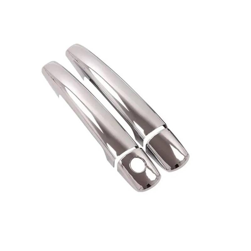tuyda Türgriffabdeckungsverkleidung, passend for Citroen, C4 Pallas Triomphe Quatre 2004–2010, Chrom-Auto-Styling-Zubehör Dekorative Auflage für Autotürgriffe(2 door) von tuyda