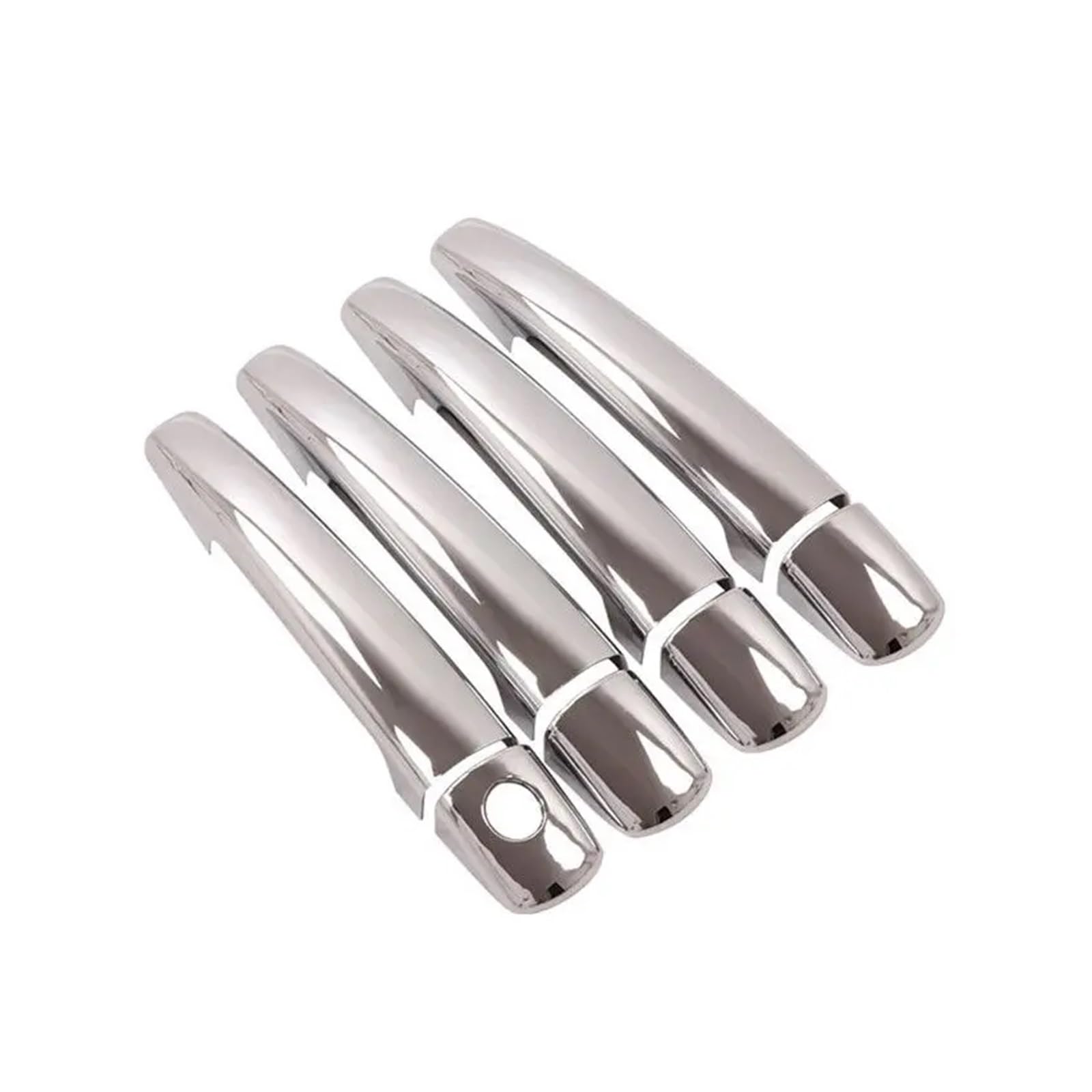 tuyda Türgriffabdeckungsverkleidung, passend for Citroen, C4 Pallas Triomphe Quatre 2004–2010, Chrom-Auto-Styling-Zubehör Dekorative Auflage für Autotürgriffe(4 door) von tuyda