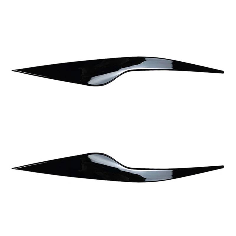 tuyda Zierleiste for Augenlider und Augenbrauen der vorderen Scheinwerferlampe, passend for Ford, Focus MK2.5 2008-2011, plattierte Scheinwerferabdeckung Scheinwerfer-Augenbrauenschutz von tuyda