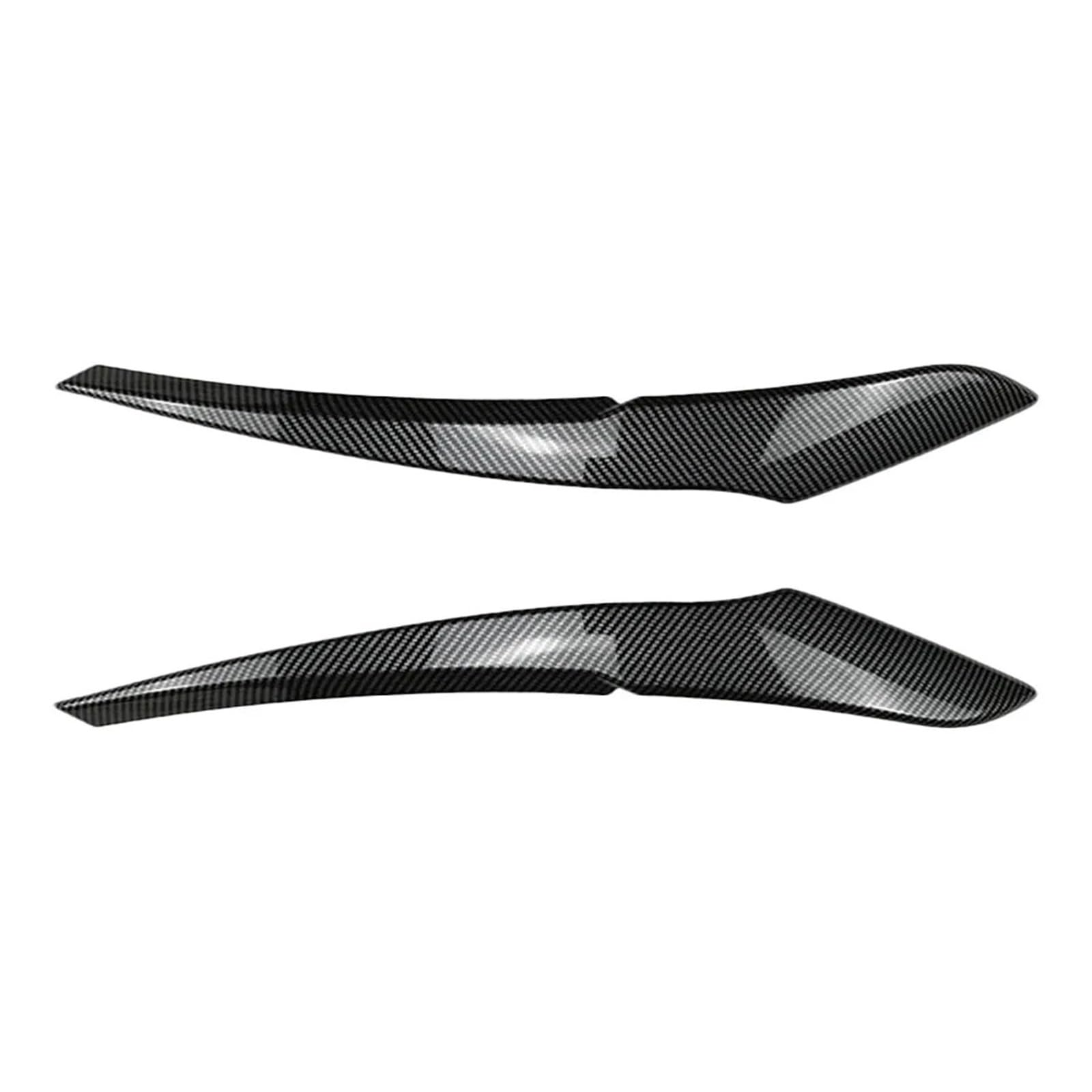 tuyda Zierleiste for Autoscheinwerfer-Augenlider, passend for 1er F20 F21 2011–2014 Basisversion Scheinwerfer-Augenbrauenschutz(Carbon Fiber) von tuyda