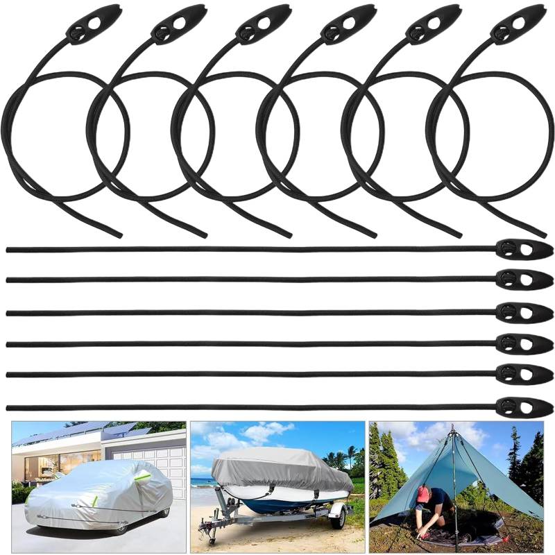 12 PCS Gepäckspanner für Warntafel 50CM Spanngurt Multifunktionaler Italien Warntafel Spanngurte Befestigung von Spanien Warntafeln Elastische Spanner Verstellbar für Warnschildern, Fahrradträger von tyokas