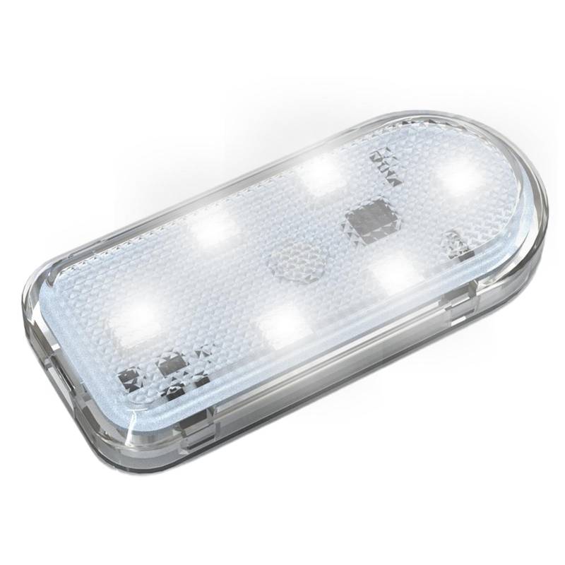ulapithi Auto LED Innenbeleuchtung, Auto-Innenraum-LED-Licht, USB Wiederaufladbares Touch-Sensor-Licht, LED-Auto-Innenraum-Atmosphärenlampe, Mini LED Nachtlicht Für Auto, Schrank, Kleiderschrank von ulapithi
