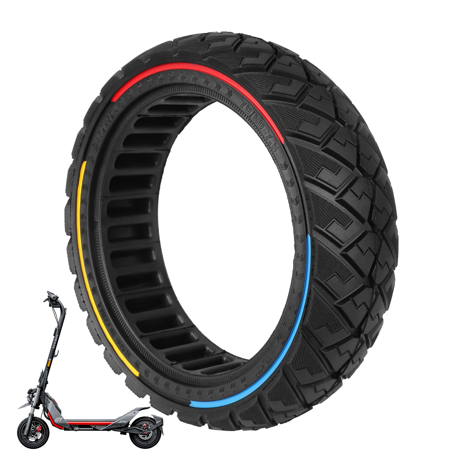 ulip 70/60-7.5 Elektroroller Vollreifen für Segway Ninebot G3/ZT3/ZT3 Pro Roller, Ersatzreifen vorne oder hinten Vollreifen 1PCS ulip 70/60-7.5 Elektroroller Vollreifen für Segway Ninebot G3/ZT3/ZT3 Pro Roller, Ersatzreifen vorne oder hinten Vollreifen 1PCS von ulip