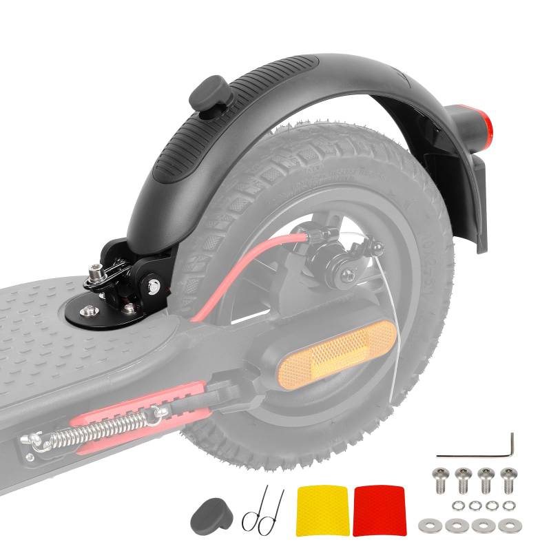 Ulip Aluminium Schutzblech Hinten mit Brems- und Rücklicht für Xiaomi M365 Pro Pro2 MI3 1S Lite Swagger 5 Elektroroller von ulip