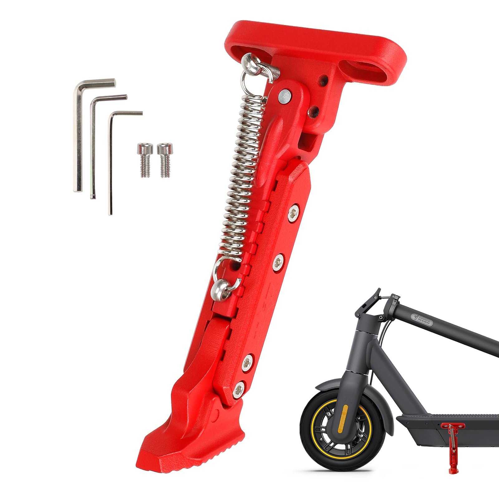 ulip Scooter Kickstand Parken Stand Füße Unterstützung Ersatzteil Kompatibel für Ninebot Max G30/Max G30LP Elektroroller Rot ulip Scooter Kickstand Parken Stand Füße Unterstützung Ersatzteil Kompatibel für Ninebot Max G30/Max G30LP Elektroroller Rot von ulip