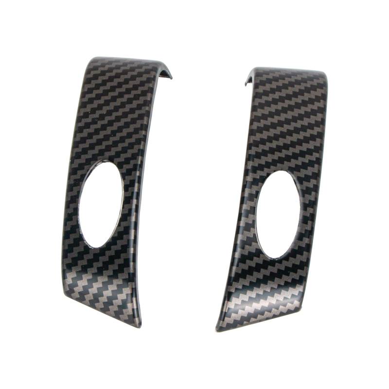 Mini R50 R52 R53 Aufkleber Lenkrad, Lenkrad Tasten Aufkleber für Mini Cooper One/S/JCW R Serie R50 R52 R53 2002-2006(Ohne Multifunktionstasten, Union Jack Karbon-Muster) von uvcany