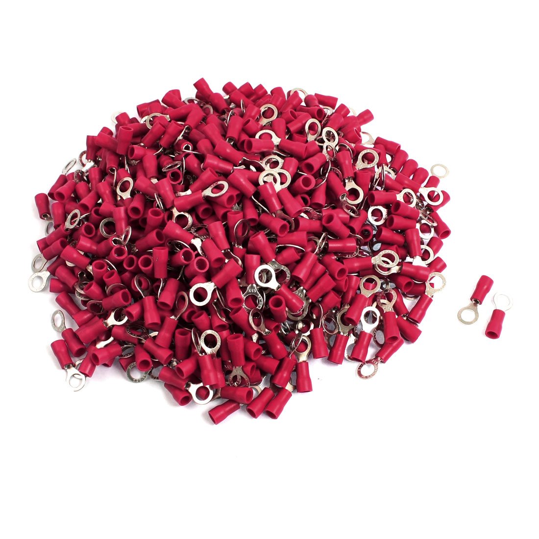 sourcing map 1000 Pcs RV1.25-5 s AWG 22-16 rote Ärmel Pre gefütterte Ring Terminals Stecker de de sourcing map 1000 Pcs RV1.25-5 s AWG 22-16 rote Ärmel Pre gefütterte Ring Terminals Stecker de de von uxcell