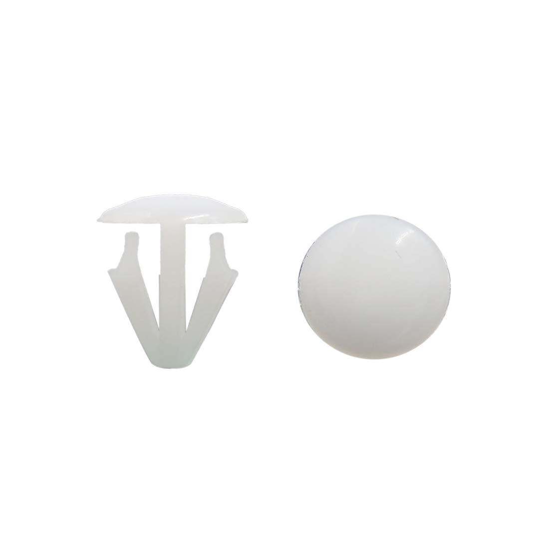 sourcing map 100Stk 15 mm Loch Dmr Auto Fahrzeug weiß Plastik Verbindungselement Tür Klipp de sourcing map 100Stk 15 mm Loch Dmr Auto Fahrzeug weiß Plastik Verbindungselement Tür Klipp de von uxcell