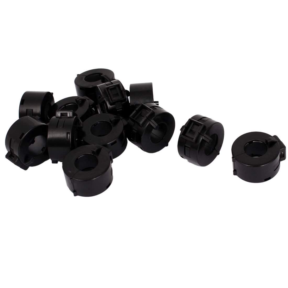 sourcing map 12Stk schwarz 15mm Dmr. Kern Clip on EMI HF Lärm Ferrit Entstoergeraet Filter de sourcing map 12Stk schwarz 15mm Dmr. Kern Clip on EMI HF Lärm Ferrit Entstoergeraet Filter de von uxcell