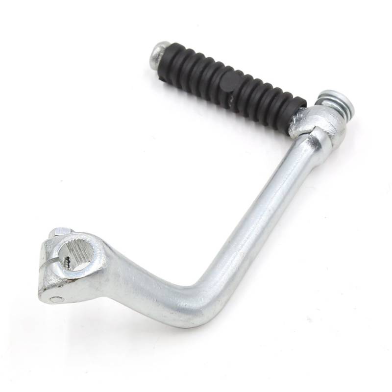 sourcing map 13mm Durchmesser Motorrad Kickstarterhebel aus Metall & Gummi Silberton für Honda 70 von uxcell