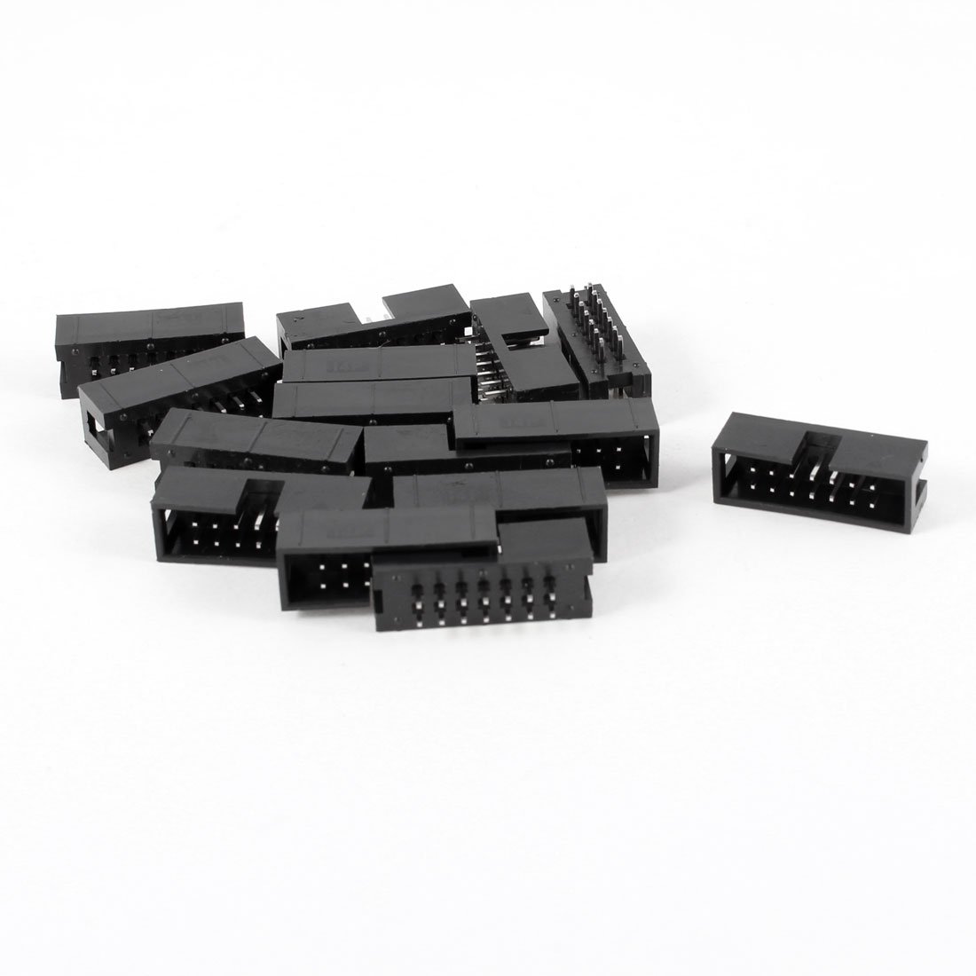 sourcing map 15st DC3-14P 2 x 7 Pins 2,54 mm Pitch gerade Winkel IDC Box Stiftleisten sourcing map 15st DC3-14P 2 x 7 Pins 2,54 mm Pitch gerade Winkel IDC Box Stiftleisten von uxcell