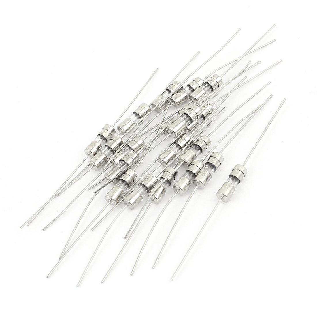 sourcing map 20 Stück AC 250V 0,25A 4x11mm Langsam wirkende Axiale Glas Sicherung sourcing map 20 Stück AC 250V 0,25A 4x11mm Langsam wirkende Axiale Glas Sicherung von uxcell