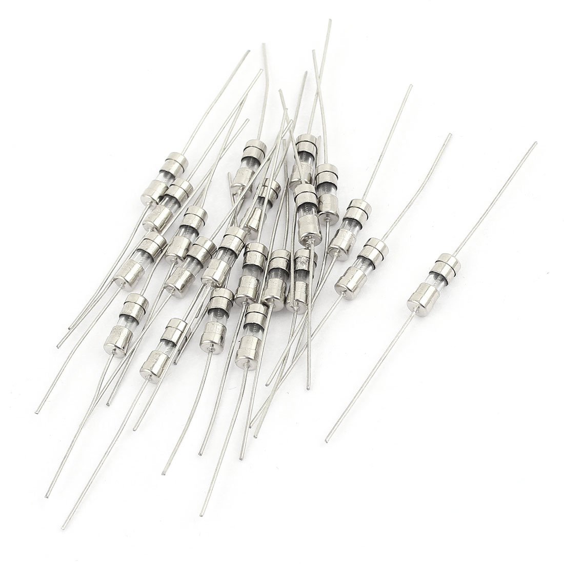 sourcing map 20 Stück AC 250V 10A 4x11mm Langsam wirkende axiale Glas Sicherung sourcing map 20 Stück AC 250V 10A 4x11mm Langsam wirkende axiale Glas Sicherung von uxcell