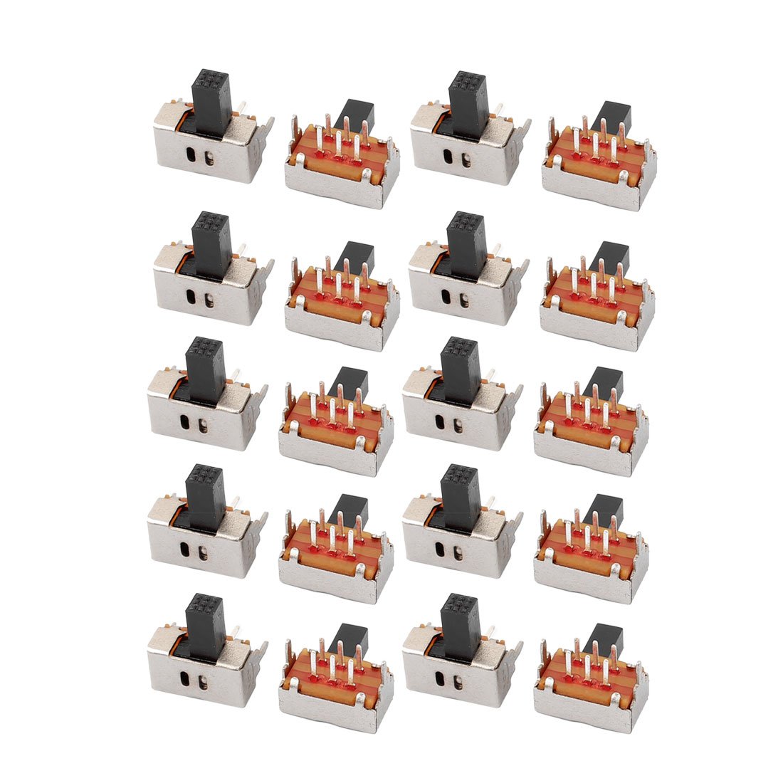 sourcing map 20Stk. 2 Position 6P DPDT Plattenmontage Micro Schiebeschalter Verriegelung DE de sourcing map 20Stk. 2 Position 6P DPDT Plattenmontage Micro Schiebeschalter Verriegelung DE de von uxcell