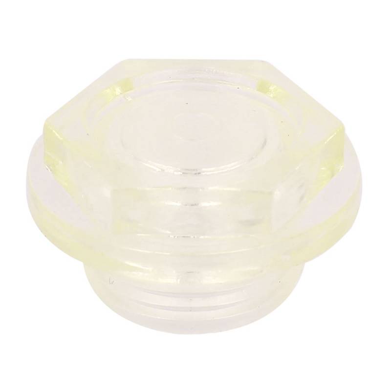uxcell Öl Ebene Schauglas 26mm Gewinde 38mm Dmr Schraube Öl Flüssigkeit Schauglas für Luft Kompressor Transparent von uxcell