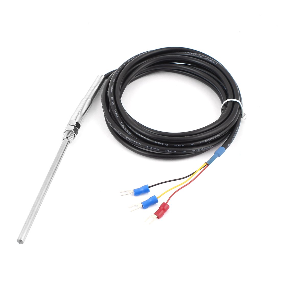 sourcing map 3M Kabel PT100 Thermoelement Sonde 5 * 100mm Sensor Temperaturfühler DE de sourcing map 3M Kabel PT100 Thermoelement Sonde 5 * 100mm Sensor Temperaturfühler DE de von uxcell