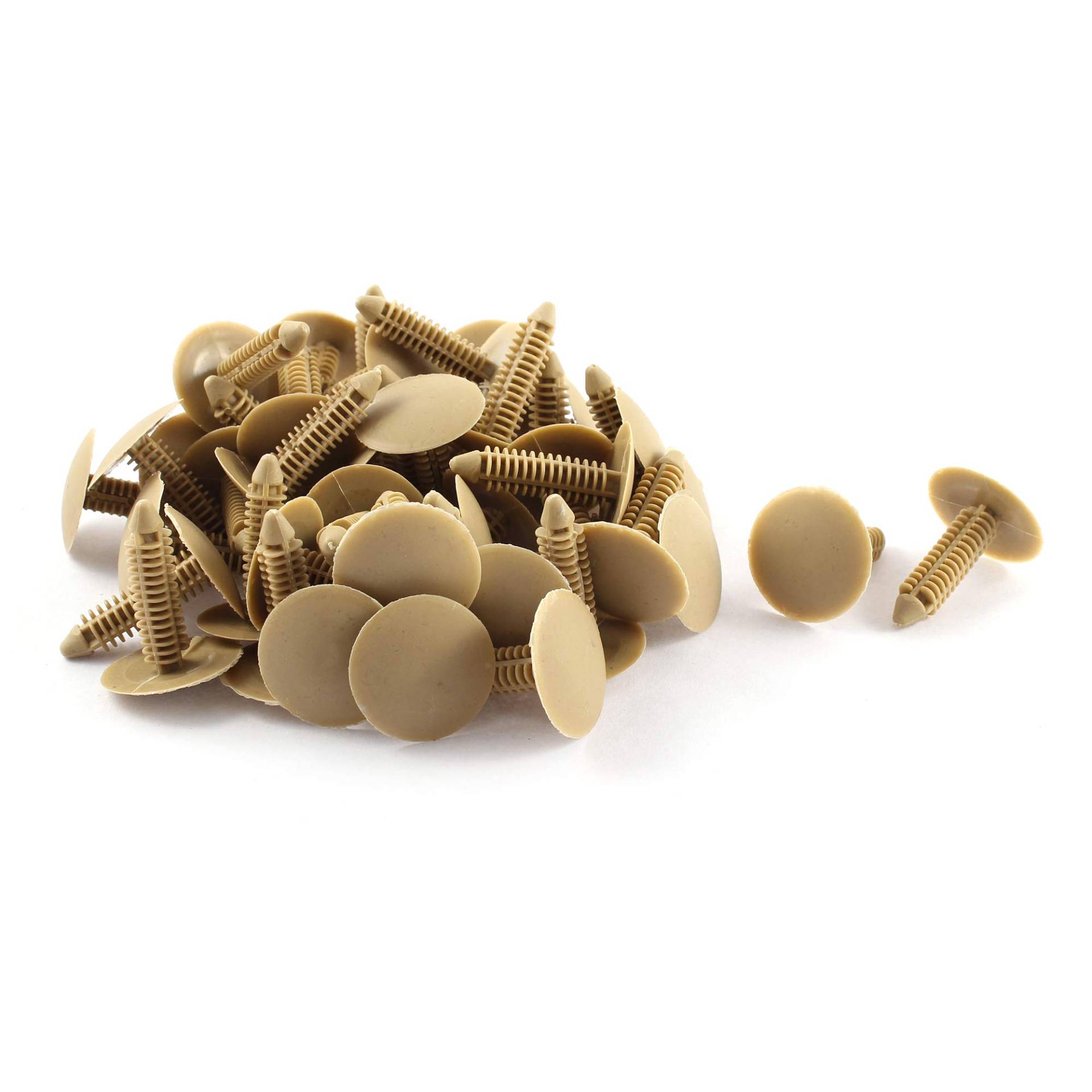 sourcing map 50 Stk. 7mm x 26mm Beige Automobile Kunststoff Niete Tuer Halter Clips de sourcing map 50 Stk. 7mm x 26mm Beige Automobile Kunststoff Niete Tuer Halter Clips de von uxcell