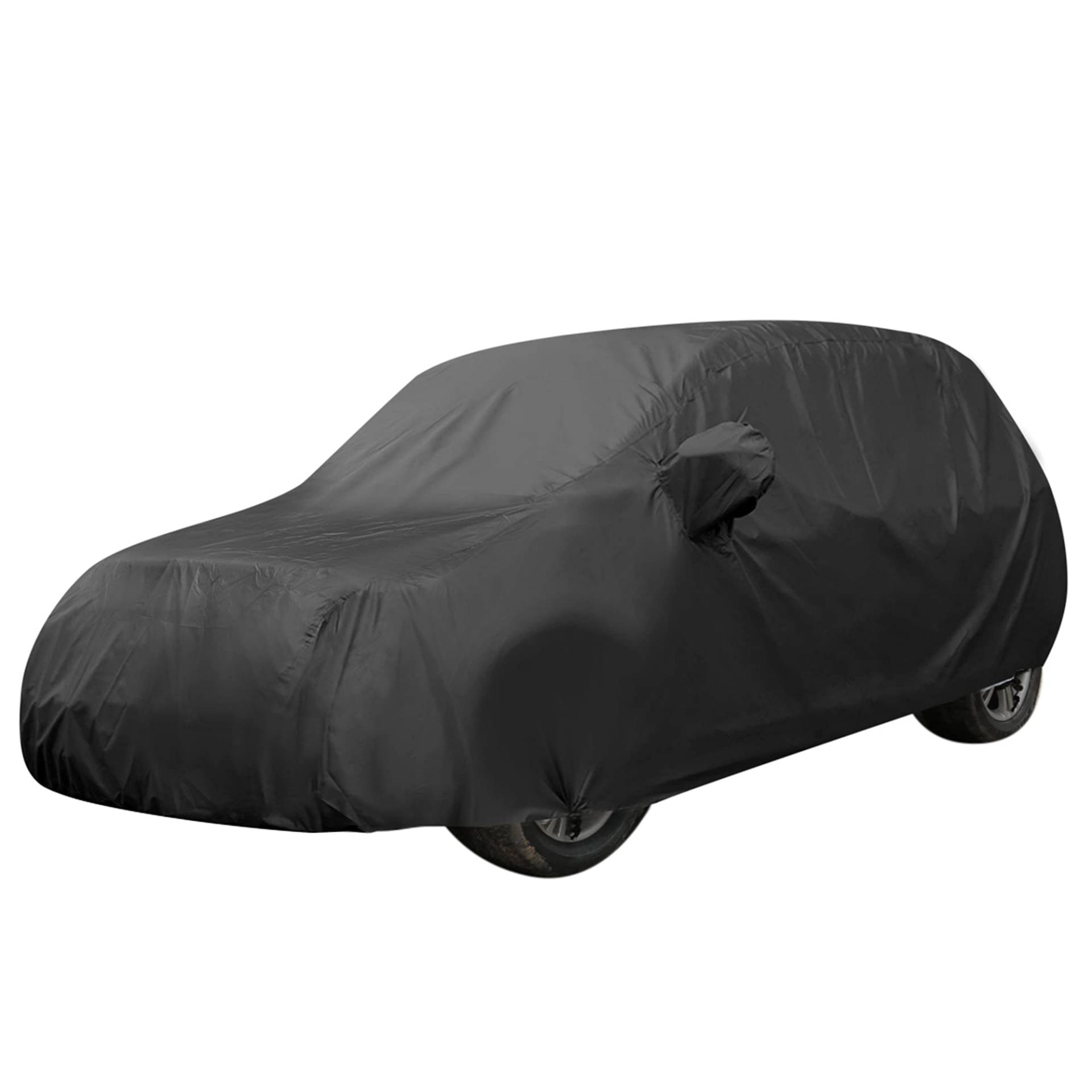 sourcing map Abdeckung Auto Wasserdicht Autoabdeckung Autoplane Winter Auto Abdeckplane Schwarz von uxcell