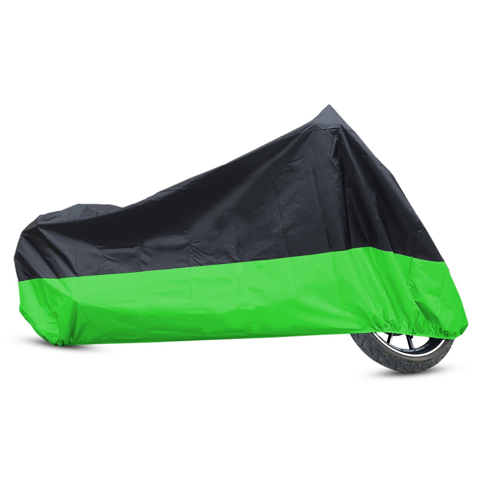 sourcing map XL 180T Regen Staub Motorradabdeckung Schwarz+Grün Außen wasserdicht UV Schutz DE de von uxcell