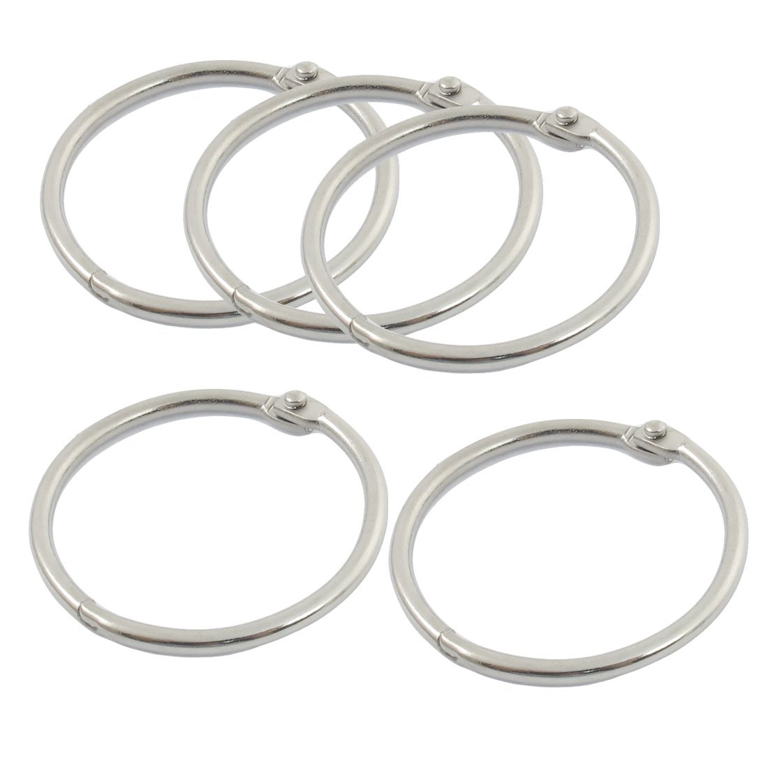 sourcing map Lose Blatt Binder Ringe, Metall Buch Ringe Runde Form O Ring Clip für Home Office, Schlüsselhalter Schlüsselketten Schlüsselring 4cm Durchmesser für DIY, Organisation, 5Pcs sourcing map Lose Blatt Binder Ringe, Metall Buch Ringe Runde Form O Ring Clip für Home Office, Schlüsselhalter Schlüsselketten Schlüsselring 4cm Durchmesser für DIY, Organisation, 5Pcs von uxcell