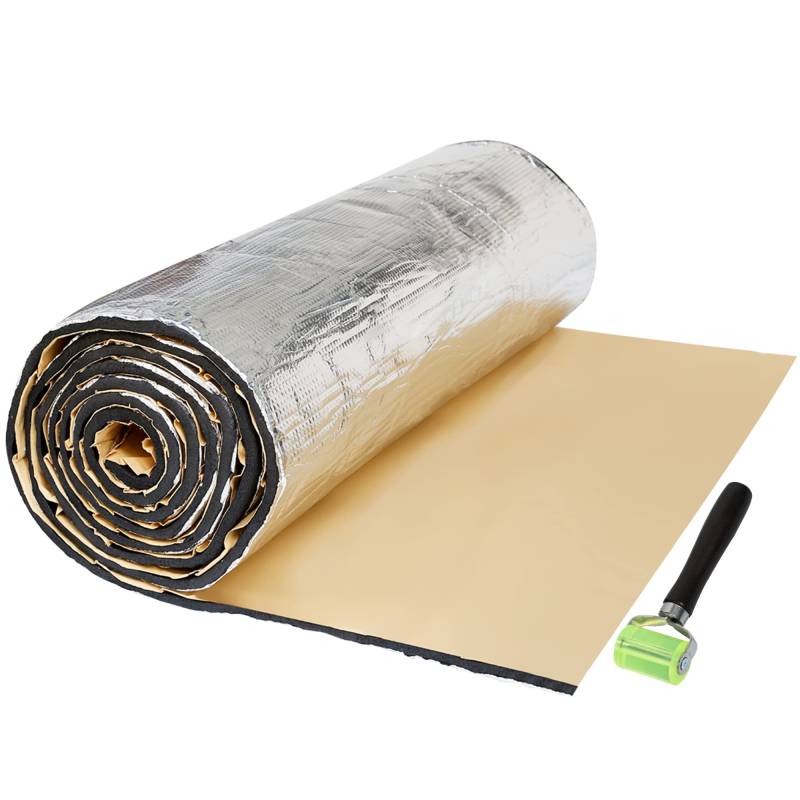 uxcell 1 Satz Auto Schalldämmmatte 6mm mit Roller Push Werkzeug 79 "x20 von uxcell