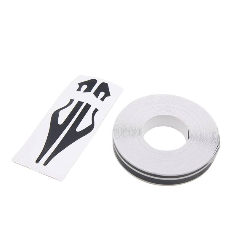 uxcell 12mm Vinyl Striping Pin Streifen Doppel Linie Klebeband Decal Aufkleber Schwarz von uxcell