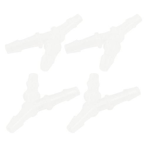 uxcell Aquarium Klar Kunststoff Air Ventil Anschluss Inline Tubing, 4 mm, 5-teilig von uxcell