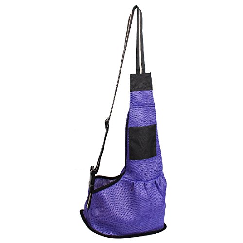 uxcell Oxford Tuch Zip Up Tote Dog Pet Carrier Massagegerät Tasche, lila von uxcell