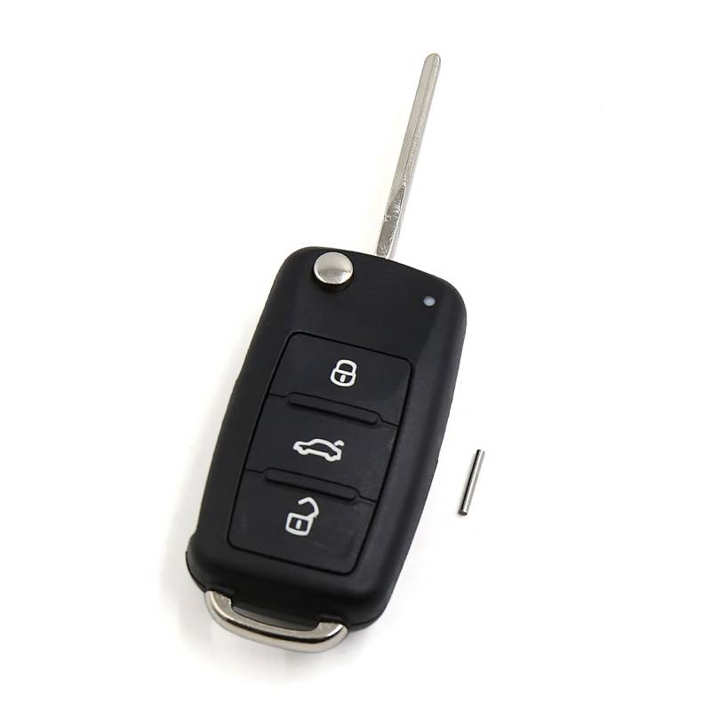 uxcell Autoschlüssel Hülle Schlüsselhülle Cover Fernbedienung Schlüsselgehäuse Ersatz Klapp Schlüssel Hülle für VW Beetle Caddy Jetta von uxcell