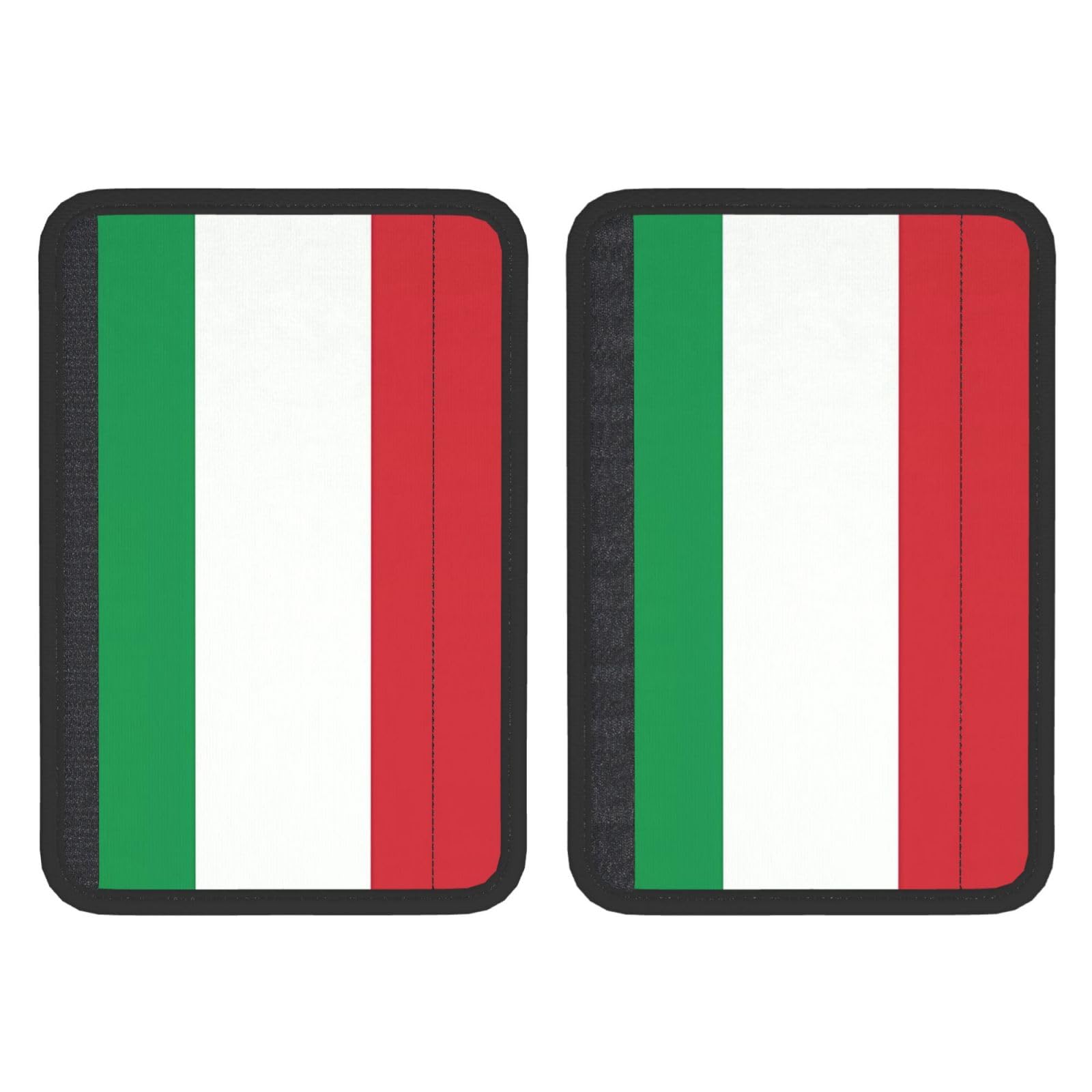 Italien-Flagge, weiches Auto-Sicherheitsgurt-Schulterpolster für Erwachsene und geeignet für Auto-Sicherheitsgurt, 2 Stück Italien-Flagge, weiches Auto-Sicherheitsgurt-Schulterpolster für Erwachsene und geeignet für Auto-Sicherheitsgurt, 2 Stück von vacsAX
