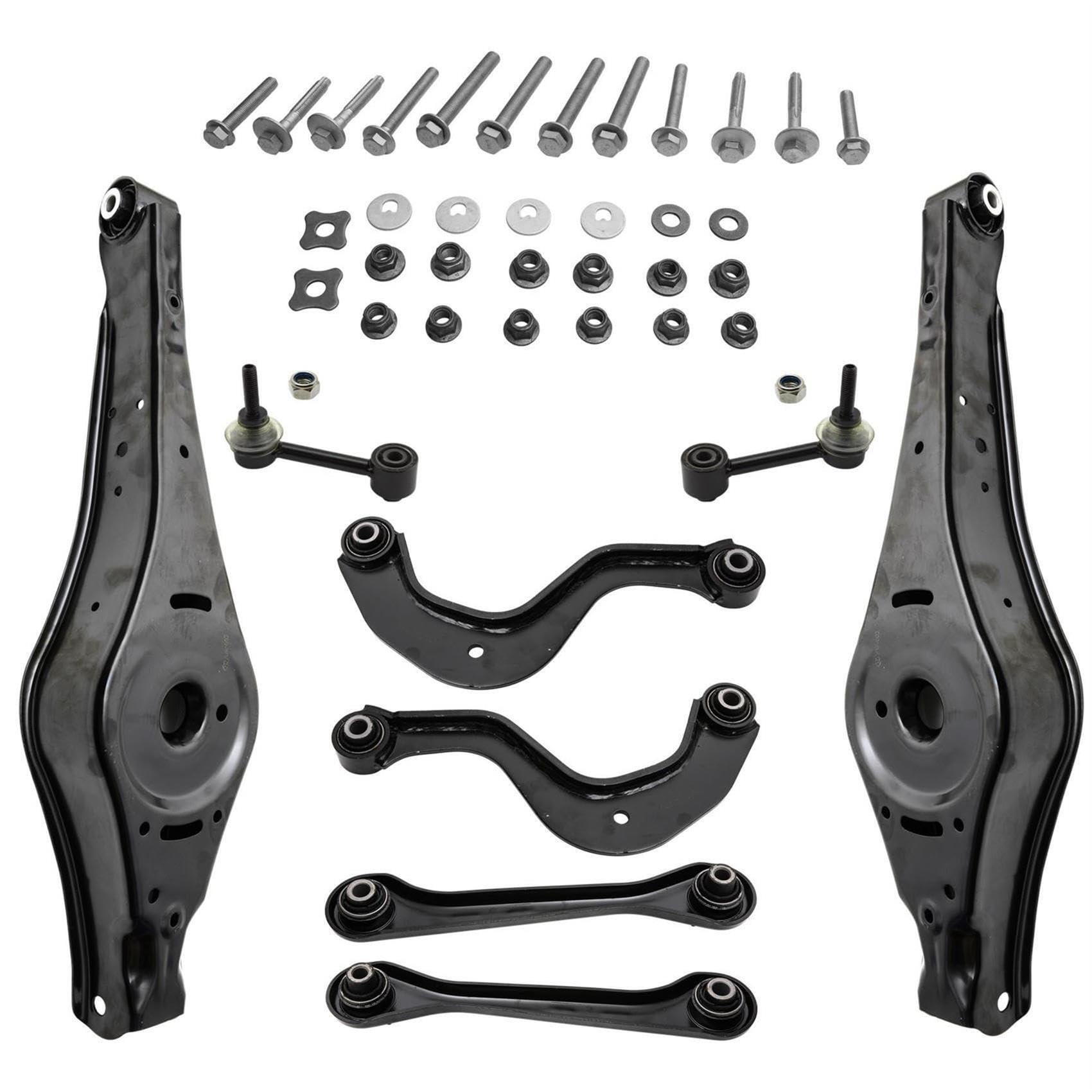 2x Querlenker Fedraufnahme 4x Querlenker Schrauben Satz 2x Koppelstange Hinterachse hinten links rechts 2x Querlenker Fedraufnahme 4x Querlenker Schrauben Satz 2x Koppelstange Hinterachse hinten links rechts von various