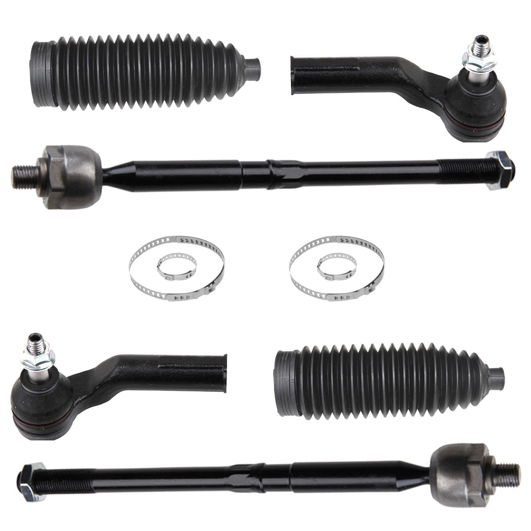 2x Spurstange 2x Lenkmanschette Vorderachse für Ford C-Max II + Grand C-Max Kuga II DM2 für Transit Connect Kasten Kombi von various