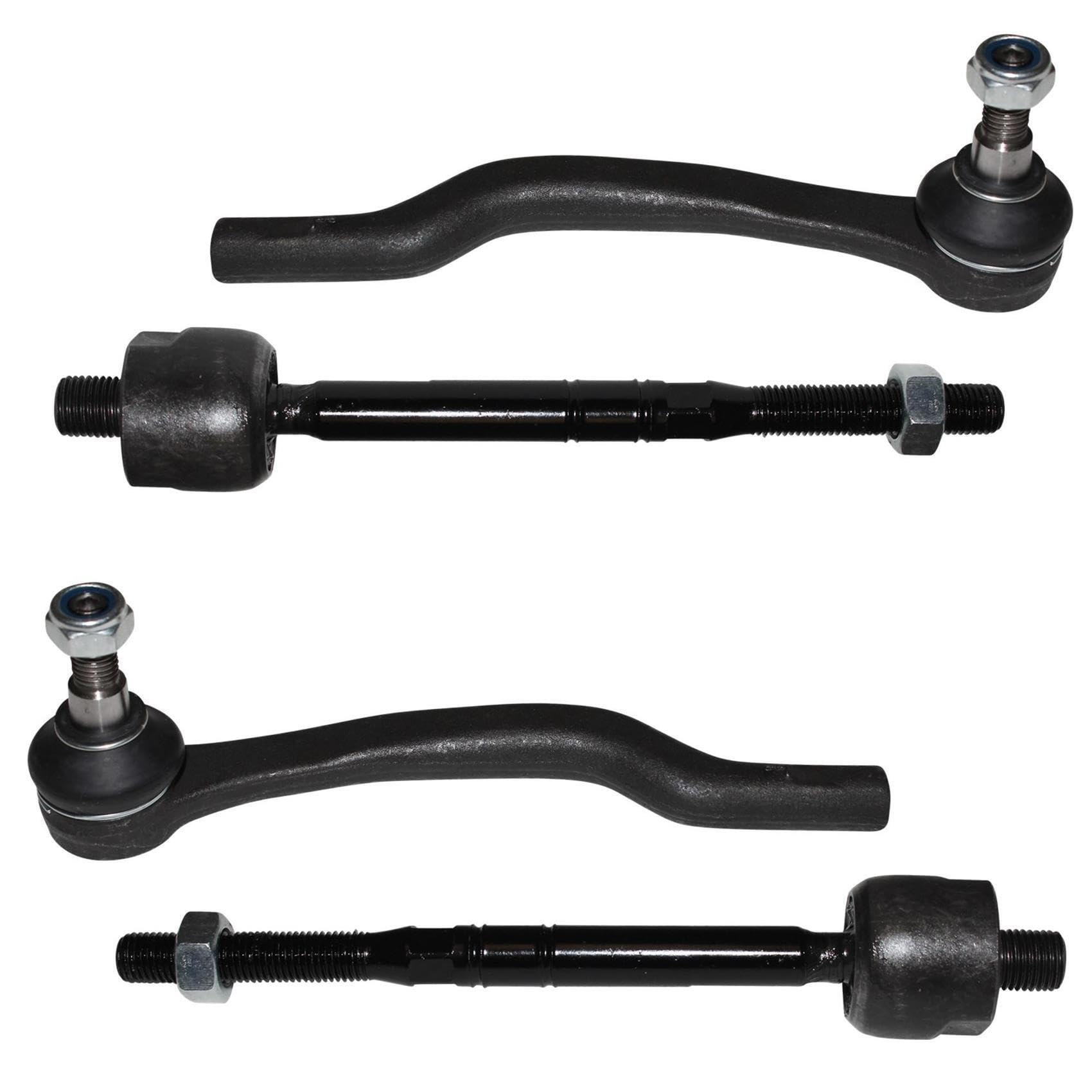 2x Spurstange: 2x Spurstangenkopf 2x Axialgelenk vorne Vorderachse links rechts 2x Spurstange: 2x Spurstangenkopf 2x Axialgelenk vorne Vorderachse links rechts von various