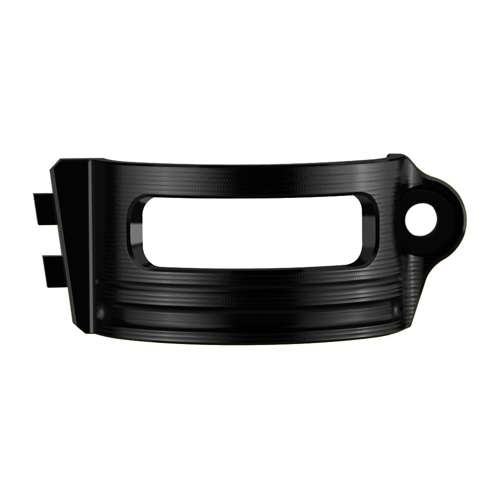 Velospeed Zubehör kompatibel mit Du.ca.ti Multistrada V4 | Multistrada V4 S 2021 2022 2023 2024 Motorrad CNC Hinterradbremspumpe Flüssigkeitstank Ölbecher Reservoir Guard Cover (NOLOGO-schwarz) von velospeed