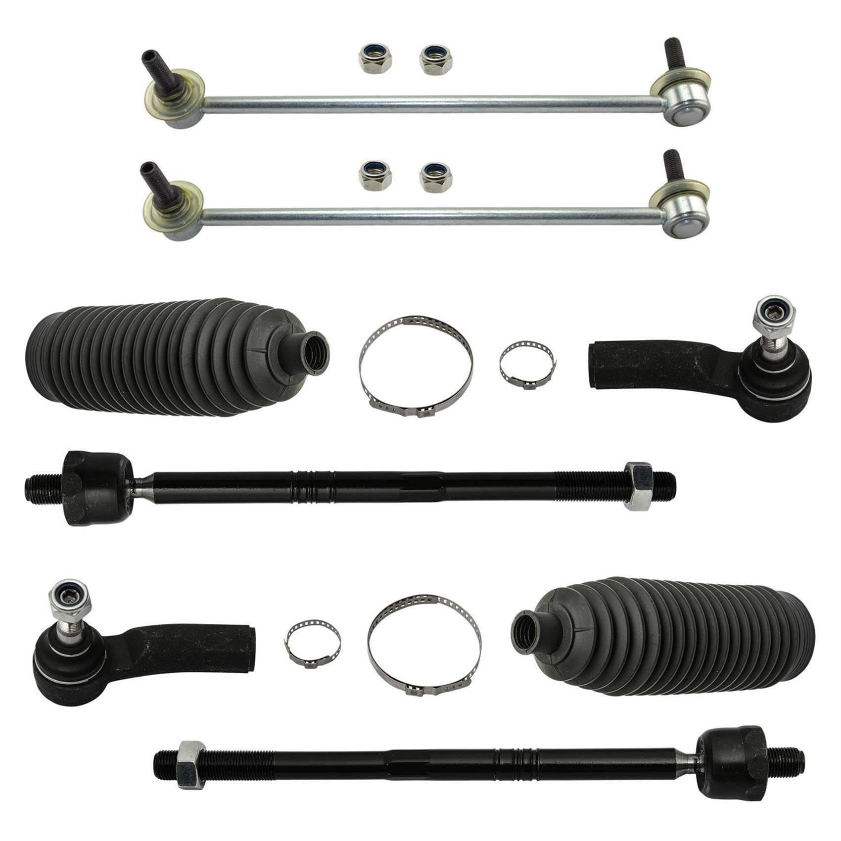 2x Spurstange 2x Lenkmanschette 2x Koppelstange Vorderachse links rechts 2x Spurstange 2x Lenkmanschette 2x Koppelstange Vorderachse links rechts von verschiedene