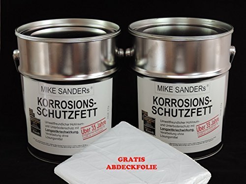 Mike Sanders Korrosionsschutzfett 8 kg Plus Abdeckplane GRATIS!!! von Mike Sanders