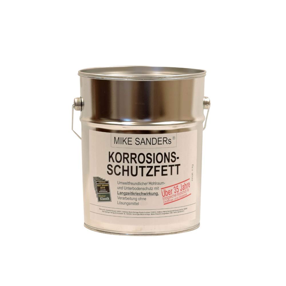 Mike Sanders Korrosionsschutzfett 4 kg plus Abdeckfolie und Handschuhe Mike Sanders Korrosionsschutzfett 4 kg plus Abdeckfolie und Handschuhe von Mike Sanders