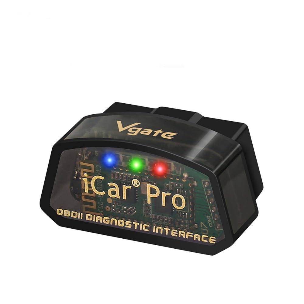 Vgate iCar Pro Bluetooth 4.0 (BLE) OBD2 OBDII Fehlercode Leser Auto Check Engine Light mit ELM327 Adapter von Vgate