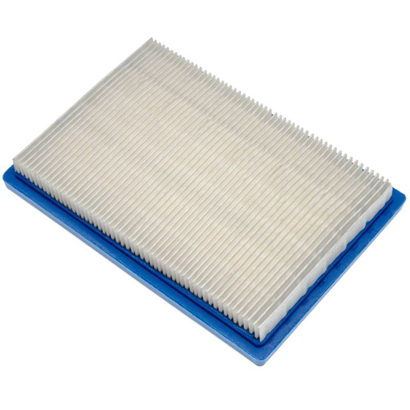 vhbw Ersatzfilter (1x Luftfilter) kompatibel mit Briggs & Stratton 114700, 130700, 131700 Rasenmäher, 16 x 11,3 x 2,1 cm, Blau, Weiß von vhbw