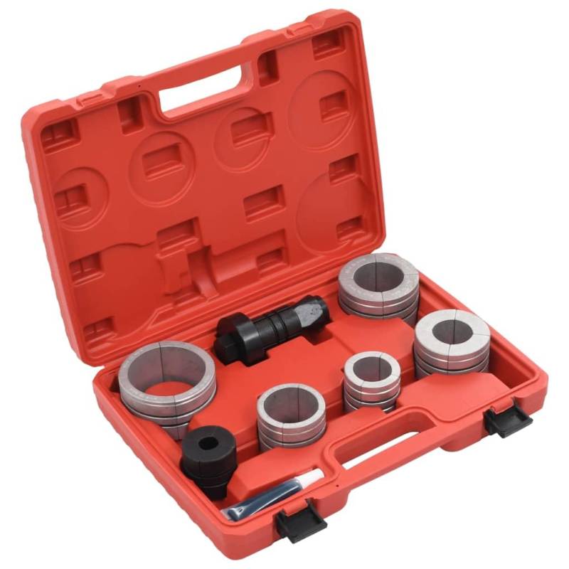 vidaXL Rohraufweiter Set 8-TLG. Rohrausweiter Satz Rohrweiter Rohr Aufweiter Rohrexpander Kohlenstoffstahl Aluminium 1-5/8" bis 4-1/4" Manuell von vidaXL